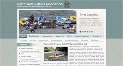 Desktop Screenshot of nwwhitewaterrafting.org